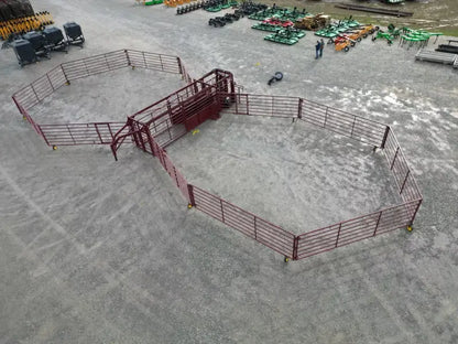 Palco Hydraulic Portable Corral | Model Portable Corral | 100 Cows | Ranch Facilities