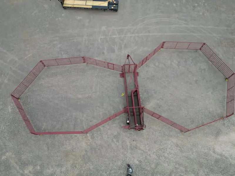 Palco Hydraulic Portable Corral | Model Portable Corral | 100 Cows | Ranch Facilities