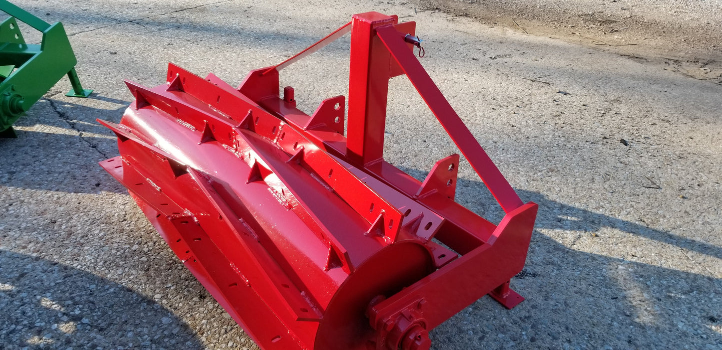 8 Foot Roller Crimper 3 Point - Pull Type Dry/Wet for Food Plots