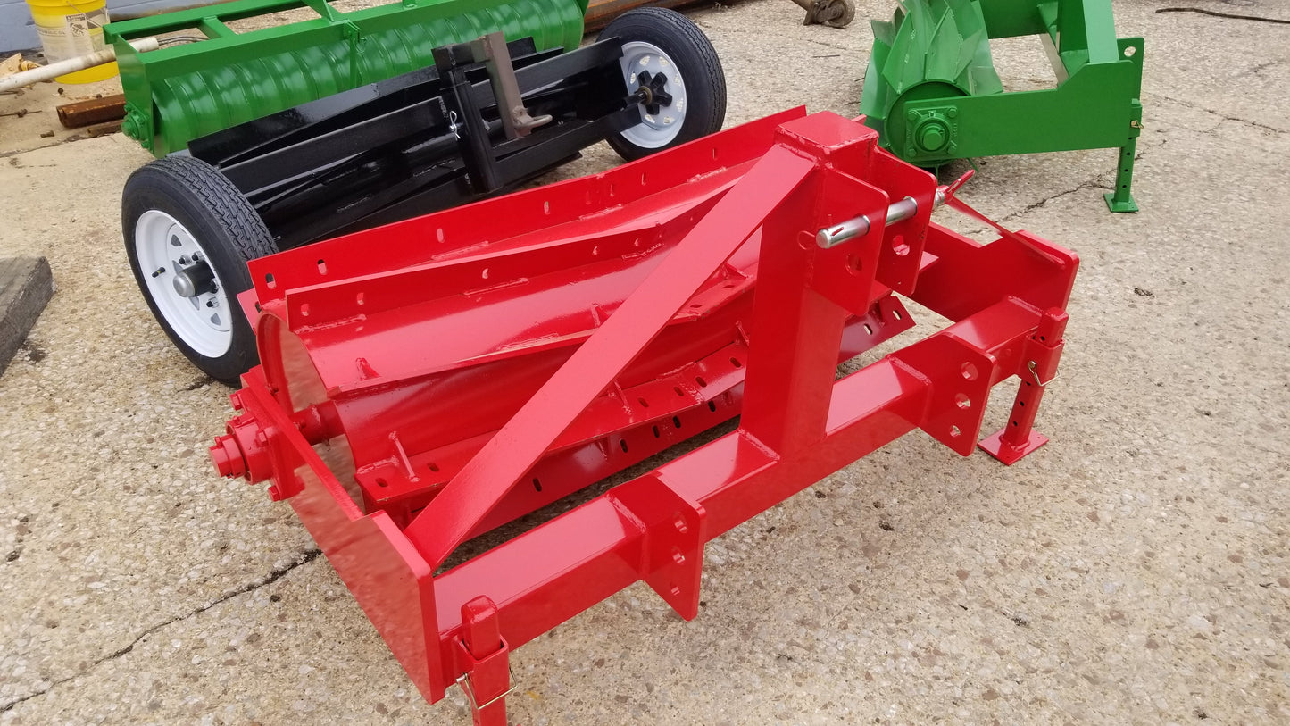 8 Foot Roller Crimper 3 Point - Pull Type Dry/Wet for Food Plots