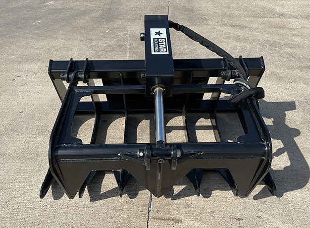 Star Industries Skeleton Bucket, Root Grapple & Grapple Bucket | MI-44 | Width 44" | 20 GPM | For Mini Skid Steers