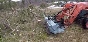 Forax Tilt / Extend 15' Boom Groomer Brush Cutter | 72" Cutting Width |  For Tractor