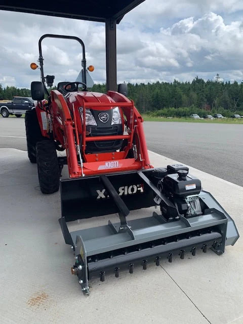 Forax Gas Powered Mulcher | Model GP40 | 40" Cutting Width | 14HP KohlTer | For Tractor