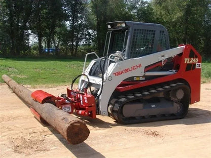 Ez Spot Ur Attachment Heavy Duty Pole Setter | Model EZ-HD08 | Jaw Opening 21" | 20–30 GPM | 3–5 Tons | For Skid Steer, Compact Track Loaders, Wheel Loaders, Excavators, Mini Excavators, Telehandlers & Backhoes