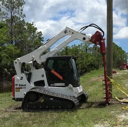Ez Spot UR Attachment Auger | EZ-AGR01 Model | Bit Diameter 18–24" | 40 GPM | 3–5 Ton | For Skid Steer, Compact Track Loaders, Wheel Loaders, Excavators, Mini Excavators, Telehandlers & Backhoes
