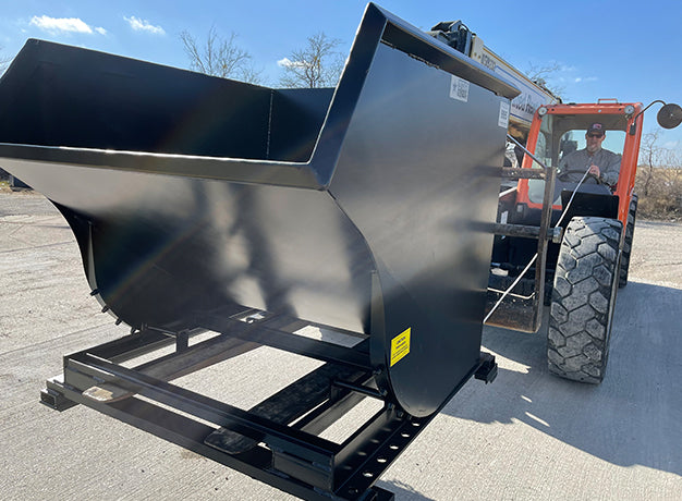 Star Industries Self-Dump Hopper | Model 1805N To 1825 | Capacity 4,000 To 6,000 lb | For Forklifts & Telehandlers