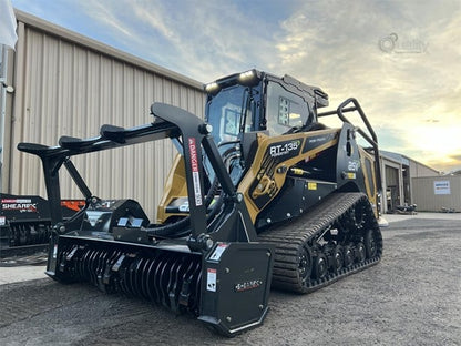 ASV Skid Steer with Mulcher | 2025 Model  POSI-TRACK RT135F | Cutting Width 78" | 50 GPM | 132 HP | For Forestry Applications