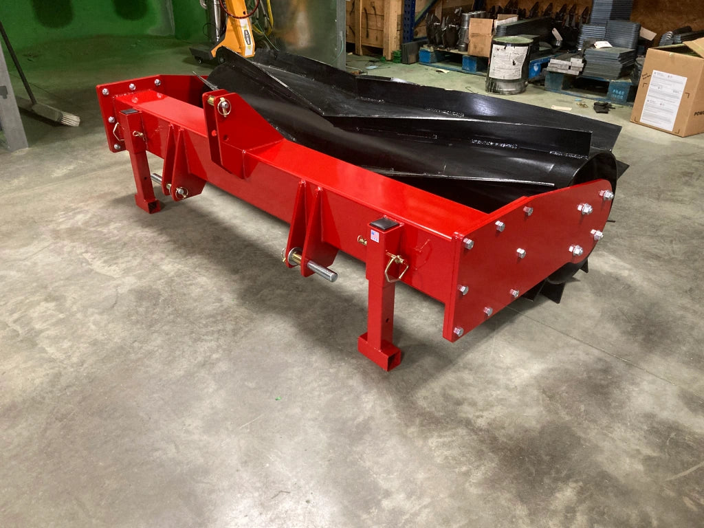 Biggs Planter 6’ Cover Crop Roller Crimpers 3pt & Quick Attach Mount For Tractor or Skid Steer