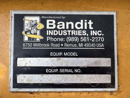 2015 Bandit 2290 | 500 HP | Towable Wood Chipper | Used