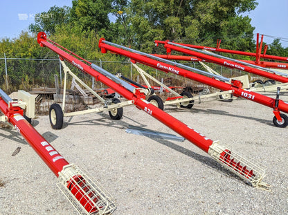 Farm King Conventional Auger | Model 831 | Tube Width 8" | Wheel track 6' 0" | Electric Horsepower 9 HP | For Tractors