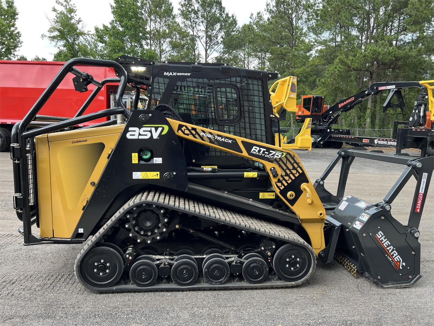 2024 ASV POSI-TRACK RT75HD MAX| SKID STEER MULCHER