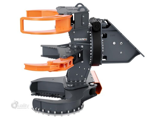 SHEAREX FTS12–TREE SHEARS | CARRIER 8t-14t | FORCE 16 TONS | GRAPPLING 33.5" FOR EXCAVATOR