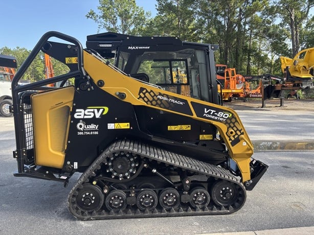 ASV Skid Steer | Model Posi-Track VT80 Forestry | 17.7" Track Width | 34 GPM High Flow Hydraulics @ 3,480 PSI | 74 HP Yanmar Engine | For Forestry Mulching & Land Clearing Operations