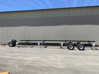 Industrias America Header Trailer | Model 836R | Length 36' | 7000lb Torsion Axles | Pull Type
