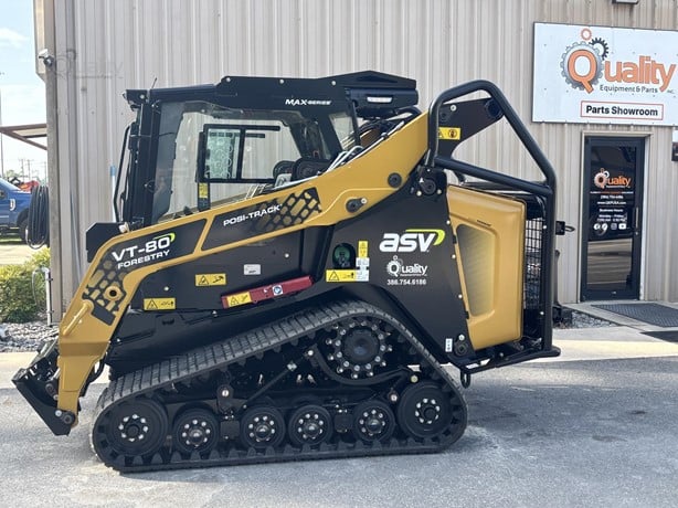ASV Skid Steer | Model Posi-Track VT80 Forestry | 17.7" Track Width | 34 GPM High Flow Hydraulics @ 3,480 PSI | 74 HP Yanmar Engine | For Forestry Mulching & Land Clearing Operations