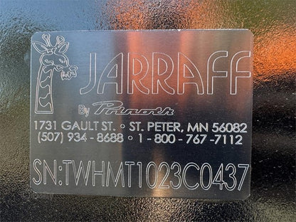 Jarraff Wheel Mulcher | Model 2025 LINEBACKER 4WD | Cutting Width 85" | 74 GPM @ 5800 PSI | 260 HP | For Forestry Applications