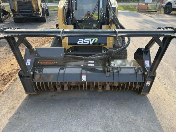ASV Skid Steer with Muchler | 2023 Model POSI-TRACK RT135F | Cutting Width 74" | 50 GPM \ 135 HP | 115cc Motor | For Forestry Carriers
