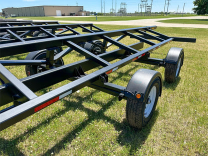 Demco Heavy Duty Combine Header Transport Trailers | Model HT52HD | Dimension 62’6” | GVW 20,000 lbs. | For Tractors