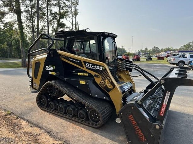 ASV Skid Steer with Muchler | 2023 Model POSI-TRACK RT135F | Cutting Width 74" | 50 GPM \ 135 HP | 115cc Motor | For Forestry Carriers