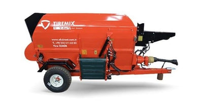 AK Ziraat | TIREMIX Y4M3 | 4m³ | Feed/Mixer Wagon | HorsePower 45 HP | For Tractor