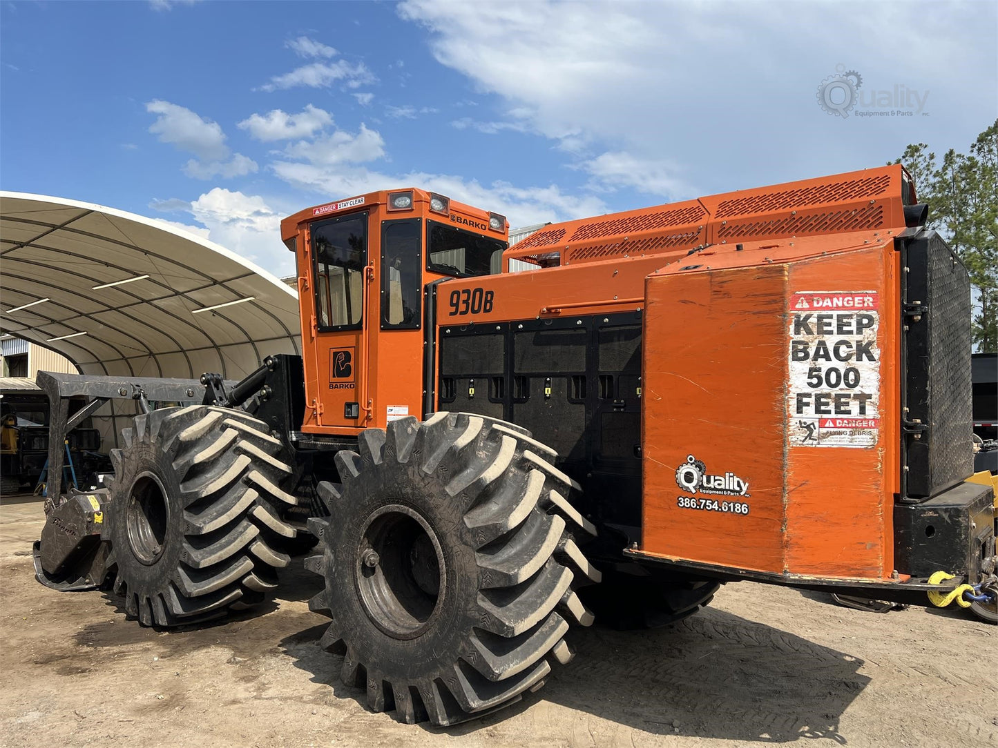 2022 BARKO 930B Rubber Tired Mulcher with Prinoth M650H-2350