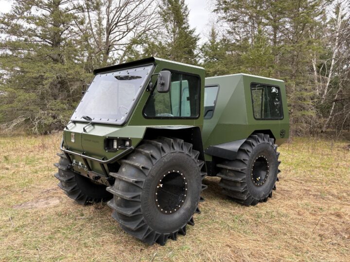 Swamp Rider SR‑V Max | 6‑Seat Capacity | Dual Cabin Amphibious Vehicle | Width 7.7' | 24.8 HP Diesel