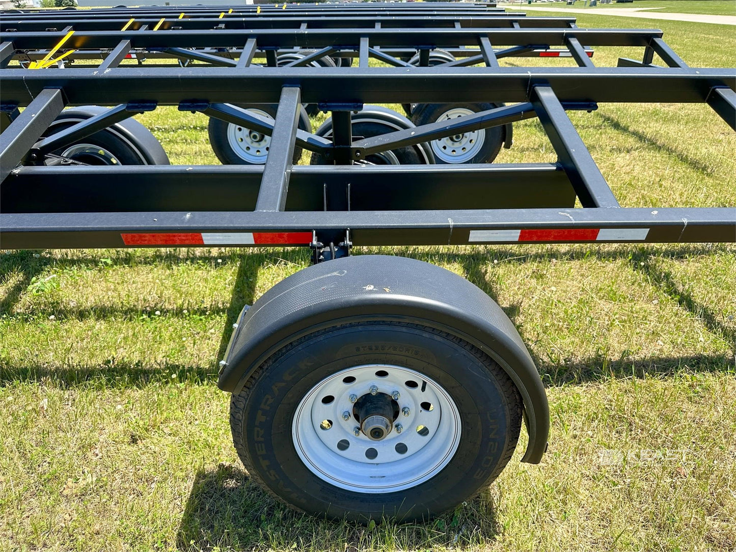 Demco Heavy Duty Combine Header Transport Trailers | Model HT48HD | Dimension 58’6” | GVW 20,000 lbs. | For Tractors