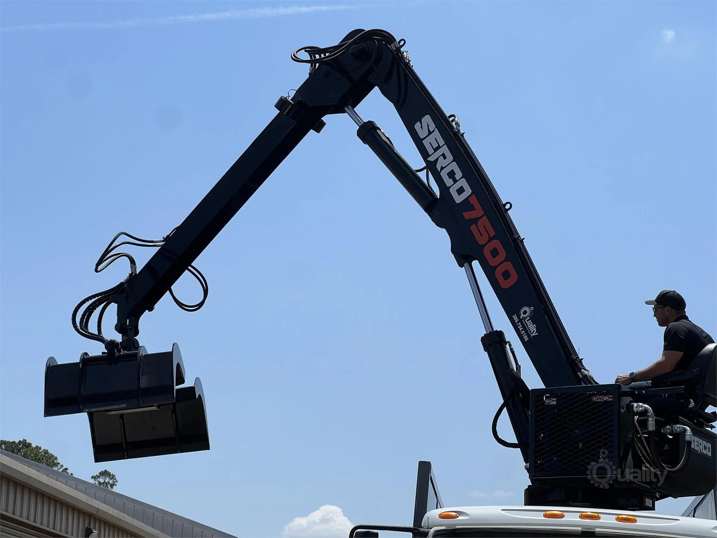 2023 SERCO 7500 MOUNTED ON 2023 INTERNATIONAL 7200 | TRUCK LOG LOADER