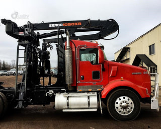 SERCO Trailer Log Loader | 2023 Model 1050XR | Boom Reach 29' Ft | Hydraulic Flow Rate 30 GPM | For Heavy-Duty Material Handling