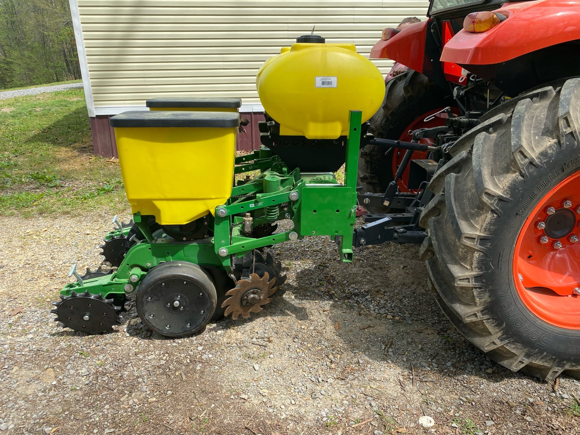 2 row seed planter Biggs Planter 2‑Row Food Plot Planter | BP2 Series | 30″/36″ Row Spacing | 25–55 HP