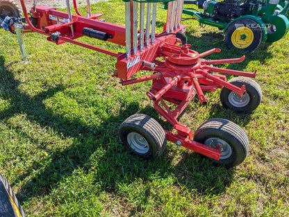 Farm King Rotary Rake | RR-420 Model | Working Width 13.8'  | Weight 1,411  Lbs | For Tractors