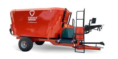 AK Ziraat | TIREMIX DD12 | 12m³ | Feed Mixer Wagon | HorsePower 85 HP | For Tractor