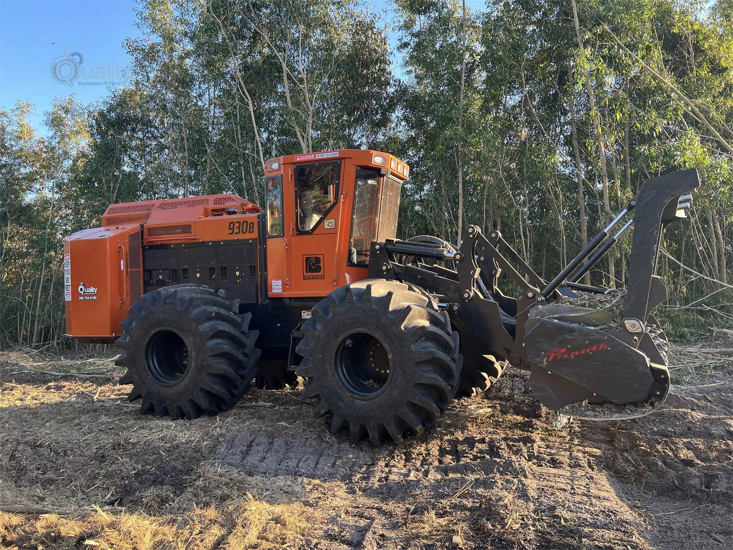 2022 BARKO 930B Rubber Tired Mulcher with Prinoth M650H-2350