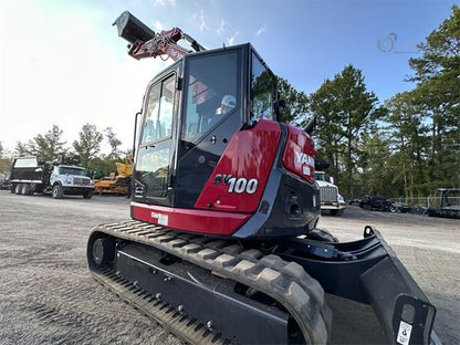 Yanmar Crawler Excavator | 2024 Model SV100-7 | Dig Depth 14 ft | 72 HP | 30.9 gal Fuel Capacity | For Compact Excavation Applications