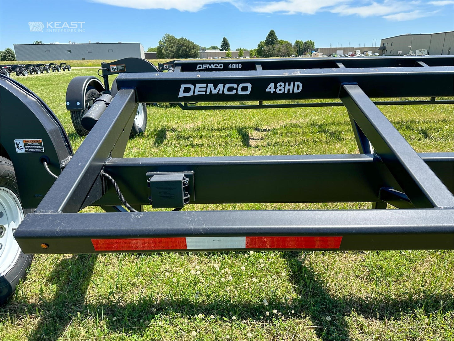 Demco Heavy Duty Combine Header Transport Trailers | Model HT48HD | Dimension 58’6” | GVW 20,000 lbs. | For Tractors