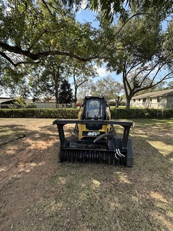 ASV Skid Steer with Mulcher | 2022 Model POSI-TRACK RT135F | Cutting Width 70" | 50 GPM | 135 HP | For Forestry Applications