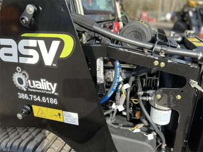 ASV Skid Steer With 48" Bucket | 2025 Model POSI-TRACK RT40 | 13.3 GPM | 38.2 HP | For Compact Equipment Applications