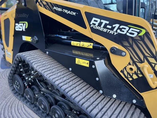ASV Skid Steer with Mulcher | 2025 Model  POSI-TRACK RT135F | Cutting Width 78" | 50 GPM | 132 HP | For Forestry Applications