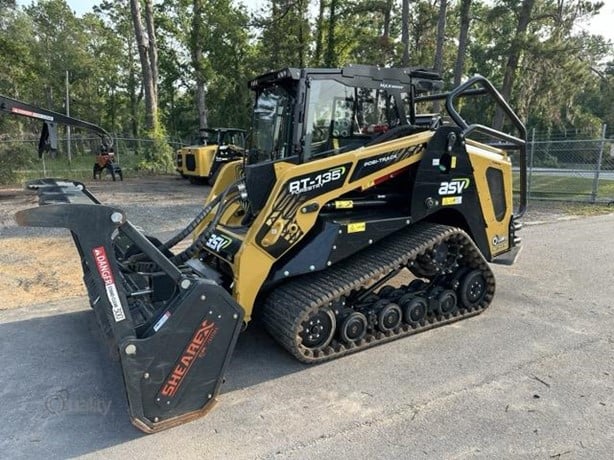 ASV Skid Steer with Muchler | 2023 Model POSI-TRACK RT135F | Cutting Width 74" | 50 GPM \ 135 HP | 115cc Motor | For Forestry Carriers