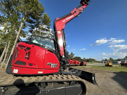 Yanmar Crawler Excavator | 2024 Model SV100-7 | Dig Depth 14 ft | 72 HP | 30.9 gal Fuel Capacity | For Compact Excavation Applications
