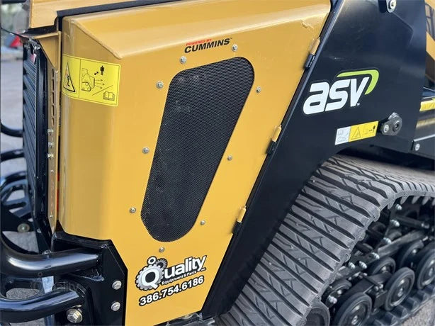 ASV Skid Steer with Mulcher | 2025 Model  POSI-TRACK RT135F | Cutting Width 78" | 50 GPM | 132 HP | For Forestry Applications