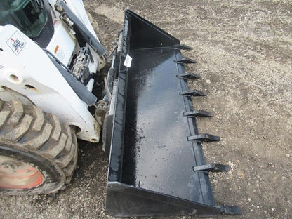 Paladin Heavy Duty Tooth Bucket Long Floor | Working Width 60"-84" | 15-25 GPM | For Skid Steer