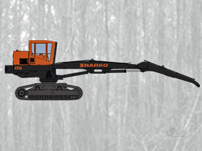 Barko Tracked Loader | Model 595B CRL | Width 11' 4