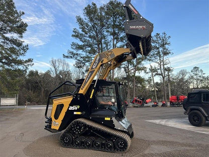 ASV Skid Steer with Mulcher | 2025 Model  POSI-TRACK RT135F | Cutting Width 78" | 50 GPM | 132 HP | For Forestry Applications
