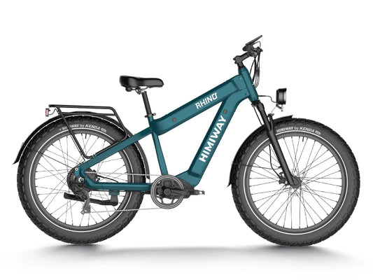 Himiway D5 Plus (Rhino) | 1000W Mid-Drive Motor | 80-110 Miles Per Charge | Dual Battery Off-Road Electric Bike