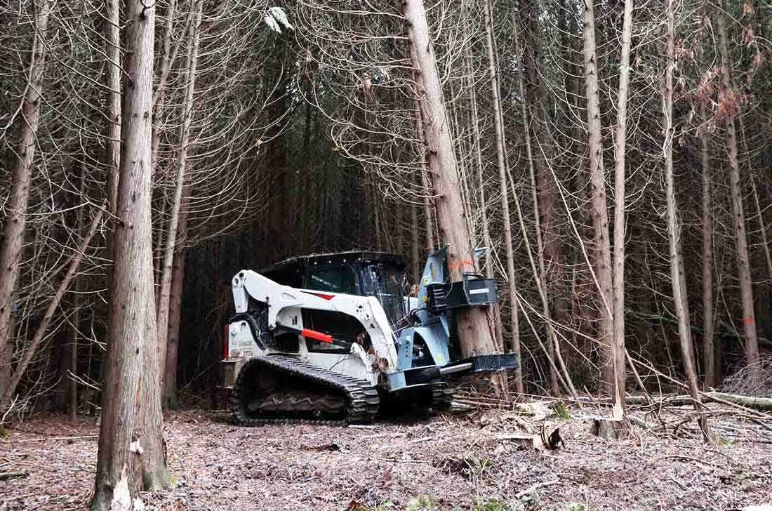 Baumalight | Horizontal Tree Shear | ISH918G | Limb Size 18" | Weight Class 7,000–18,000 lb. | Hydraulic Flow 20–70 GPM | For Skid Steers