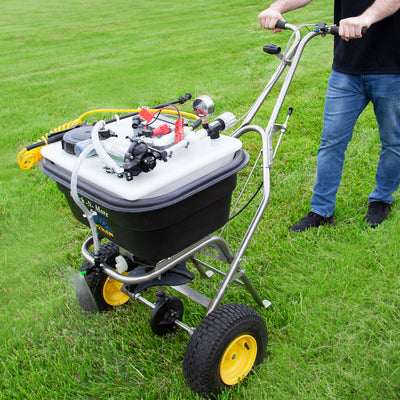 Spyker Drop-In Sprayer | Model SPYDSS-9G | 9 Gallon Capacity | 12V Battery | 65” Spray Width | For Spyker & Lesco Spreaders