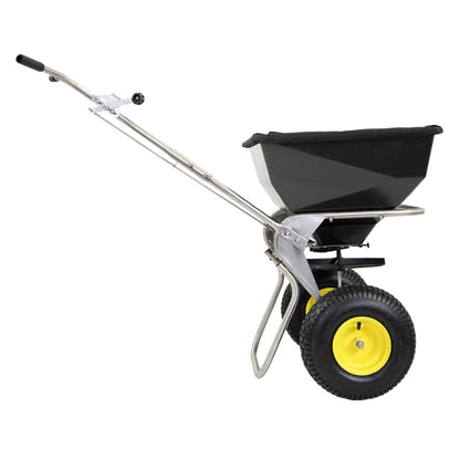 Spyker ERGO-PRO™ 80-lb. Broadcast Spreader | Model SPY80-1S | Spread Width 4'-12' | Wheel Dimensions 13" x 5"