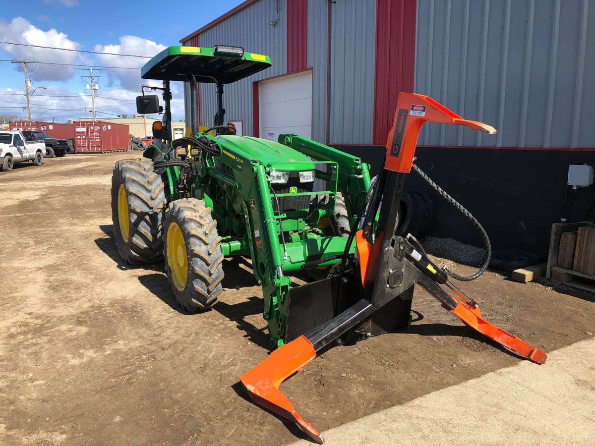 The Tire Grabber Tire Handler | Model TG4000 | Width 83" | Capacity 4000 lb | 10 To 20 GPM | 40 To 100 HP | For Skid Steer, Tractor & Loader