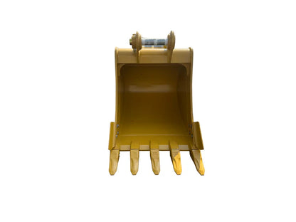 Bedrock Attachments Heavy-Duty Bucket | Width 36" | Capacity 0.53 CU M | Machine Size 10-14 Tons | For Excavators John Deere 110-135 / Hitachi 110-130